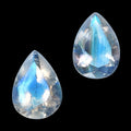 AAA Rainbow Moonstone Set of 2 (Pear 7x5 mm) 1.18 ctw - Sticky add to cart bar