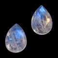Rainbow Moonstone Set of 2 (Pear 7x5 mm) 1.38 ctw - Sticky add to cart bar
