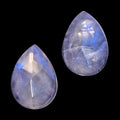 AAA Rainbow Moonstone Set of 2 (Pear 7x5 mm) 1.40 ctw - Sticky add to cart bar