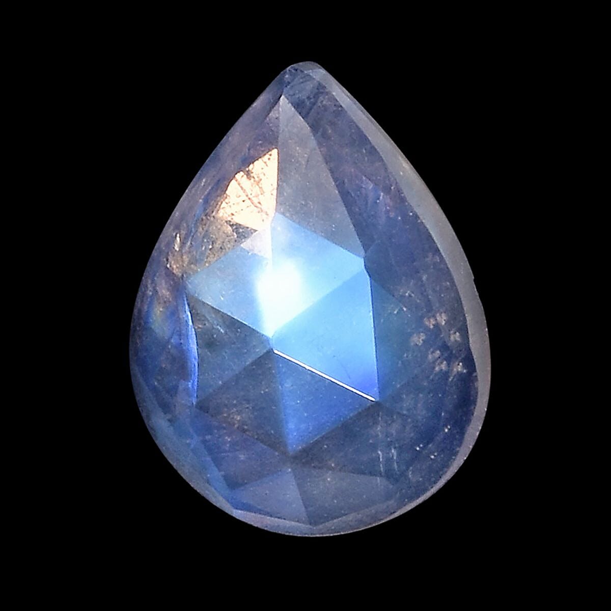 AAA Rainbow Moonstone (Pear 8x6 mm) 0.99 ctw