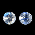 AA Rainbow Moonstone Set of 2 (Rnd 5 mm) 0.84 ctw - Sticky add to cart bar