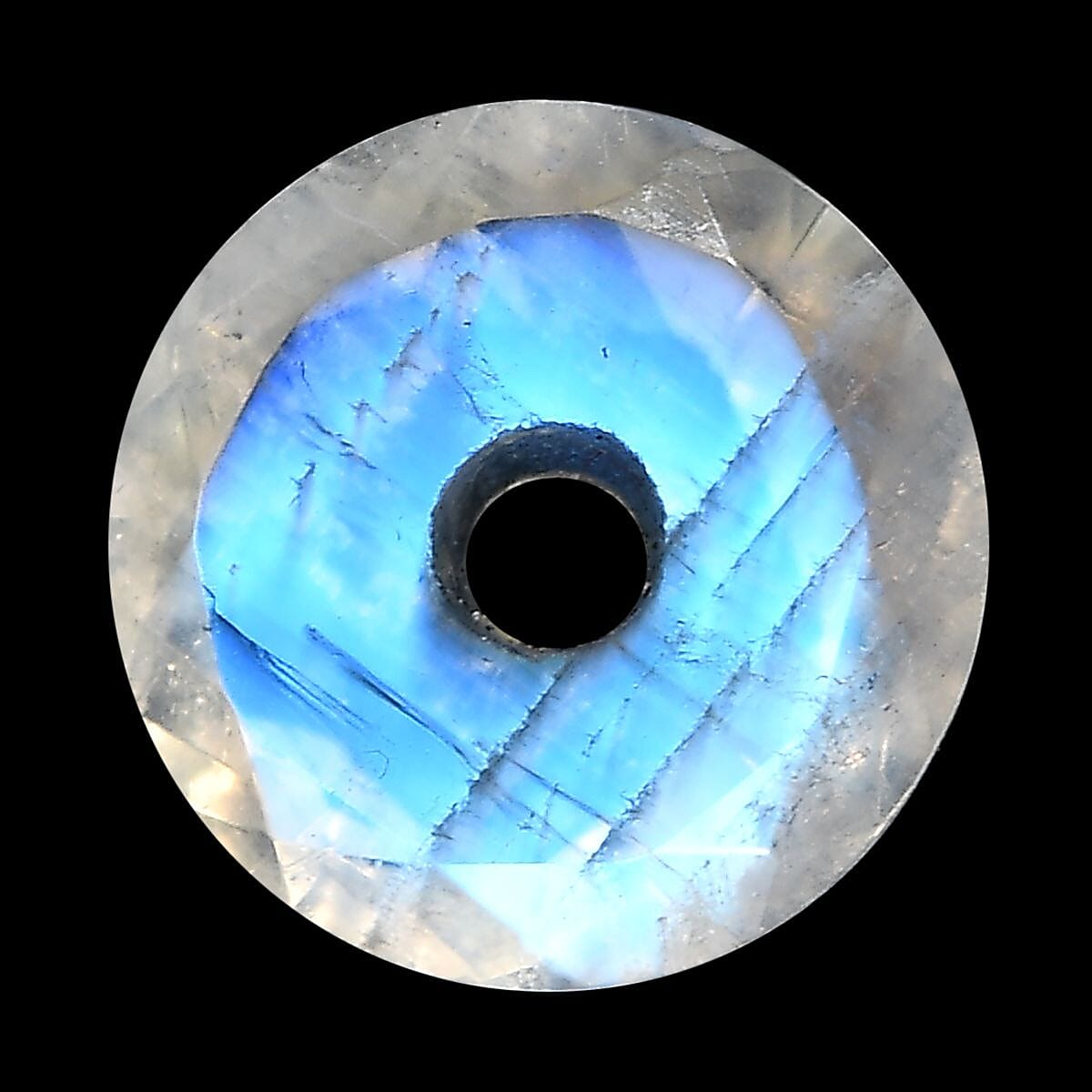 AA Rainbow Moonstone (Rnd 8 mm) 1.57 ctw