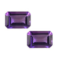 African Amethyst Set of 2 (Oct 6x4 mm) 1.03 ctw - Sticky add to cart bar