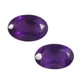 AA African Amethyst Set of 2 (Ovl 6x4 mm) 0.77 ctw - Sticky add to cart bar