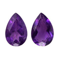 AA African Amethyst Set of 2 (Pear 6x4 mm) 0.59 ctw - Sticky add to cart bar