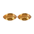 Premium Brazilian Citrine Set of 2 (Mrq 6x3 mm) 0.40 ctw - Sticky add to cart bar