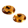 Premium Brazilian Citrine Set of 2 (Ovl 6x4 mm) 0.67 ctw - Sticky add to cart bar