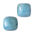 Larimar Set of 2 (Cush 5x5 mm) 1.28 ctw Loose Gemstone - Sticky add to cart bar