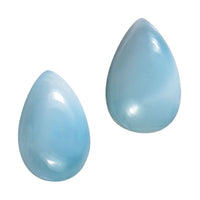 Larimar Set of 2 (Pear 5x3 mm) 0.51 ctw