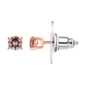 D'Joy Premium Marropino Morganite 0.50 ctw Solitaire Stud Earrings in 18K Vermeil Rose Gold Over Sterling Silver - Sticky add to cart bar