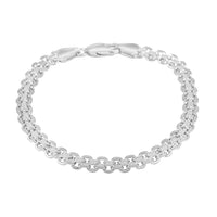 Sterling Silver Chain Bracelet (7.50 In) (4.80 g)