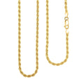 Rope Chain Necklace in 14K Yellow Gold Over Sterling Silver 17.8 Grams 24 Inches - Sticky add to cart bar