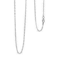Star Chain Necklace in Sterling Silver 2.60 Grams 20 Inches