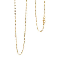 Star Chain Necklace in 14K Yellow Gold Over Sterling Silver 2.60 Grams 20 Inches