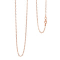 Star Chain Necklace in 14K Rose Gold Over Sterling Silver 2.60 Grams 20 Inches - Sticky add to cart bar