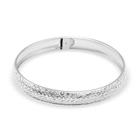 Bangle Bracelet in Sterling Silver 5.52 Grams