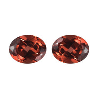 Mozambique Garnet Set of 2 (Ovl 5x4 mm) 0.78 ctw