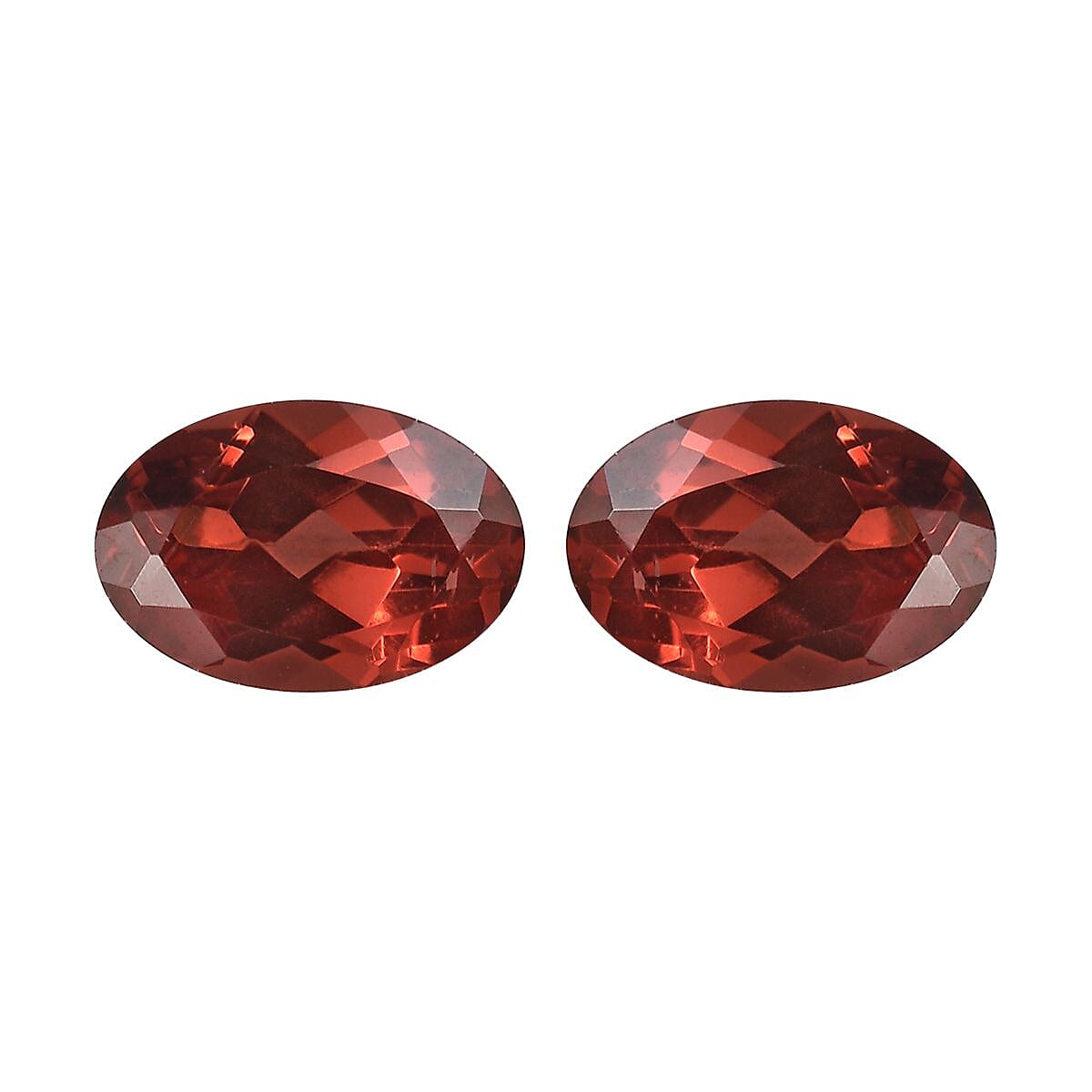 Mozambique Garnet Set of 2 (Ovl 6x4 mm) 1.05 ctw