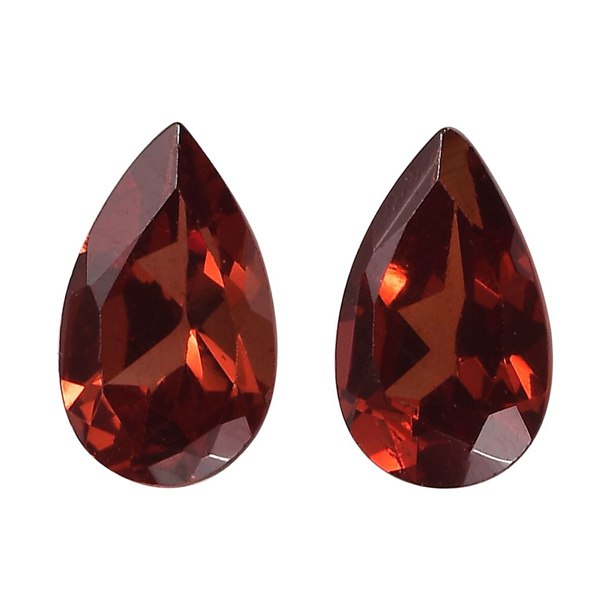 Mozambique Garnet Set of 2 (Pear 5x3 mm) 0.51 ctw