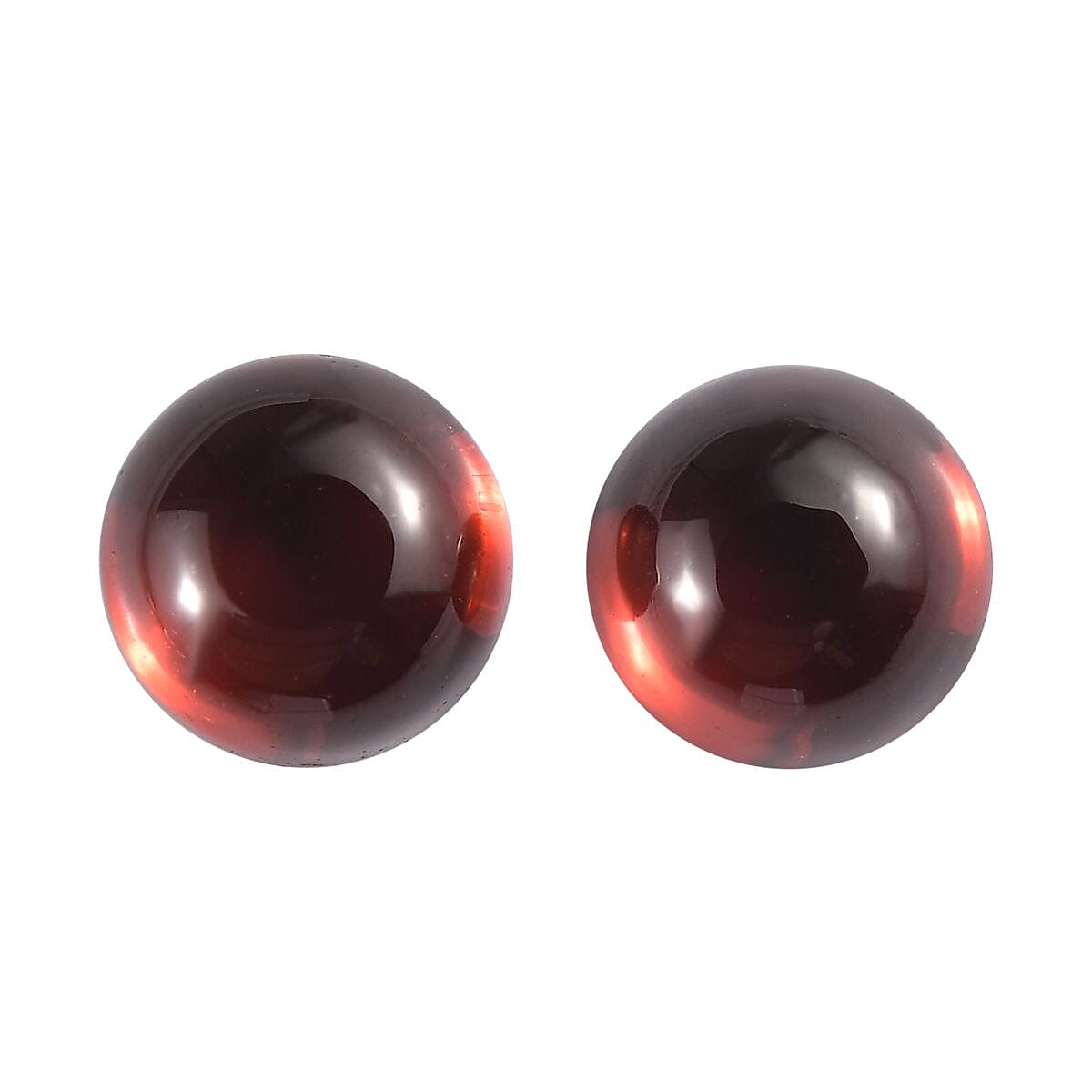 Mozambique Garnet Set of 2 (Rnd 5 mm) 1.52 ctw