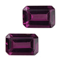 Orissa Rhodolite Garnet Set of 2 (Oct 6x4 mm) 1.18 ctw - Sticky add to cart bar
