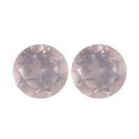 AA Galilea Rose Quartz Set of 2 (Rnd 6 mm) 1.50 ctw
