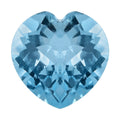 AA Sky Blue Topaz (Heart 10 mm) 3.65 ctw Loose Gemstone - Sticky add to cart bar
