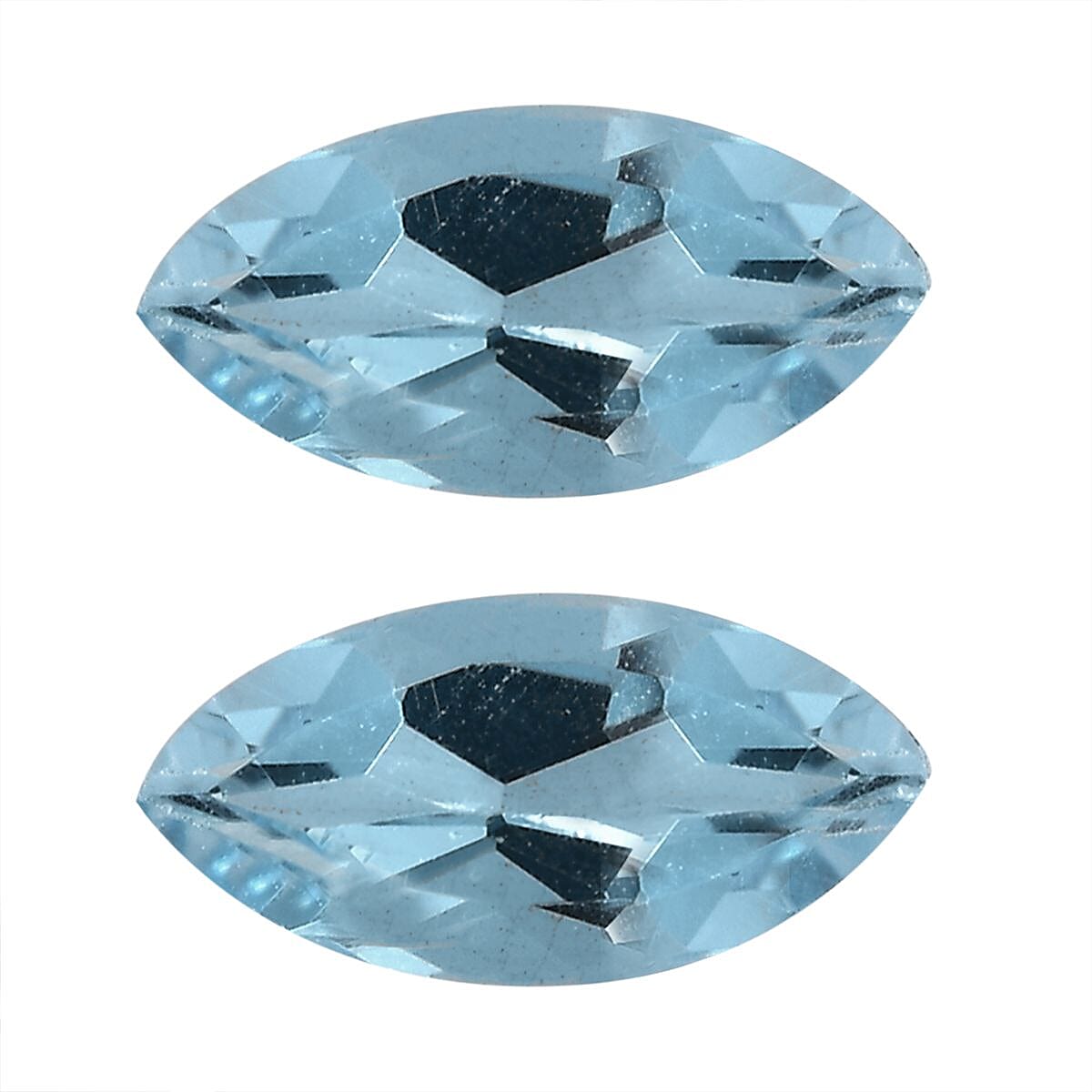 Sky Blue Topaz Set of 2 (Mrq 6x3 mm) 0.47 ctw Loose Gemstone