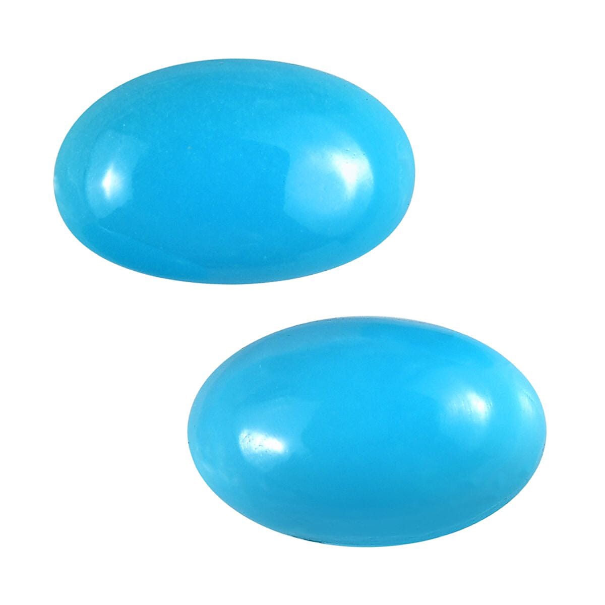 AA Sleeping Beauty Turquoise Set of 2 (Oval 5x3 mm) 0.44 ctw