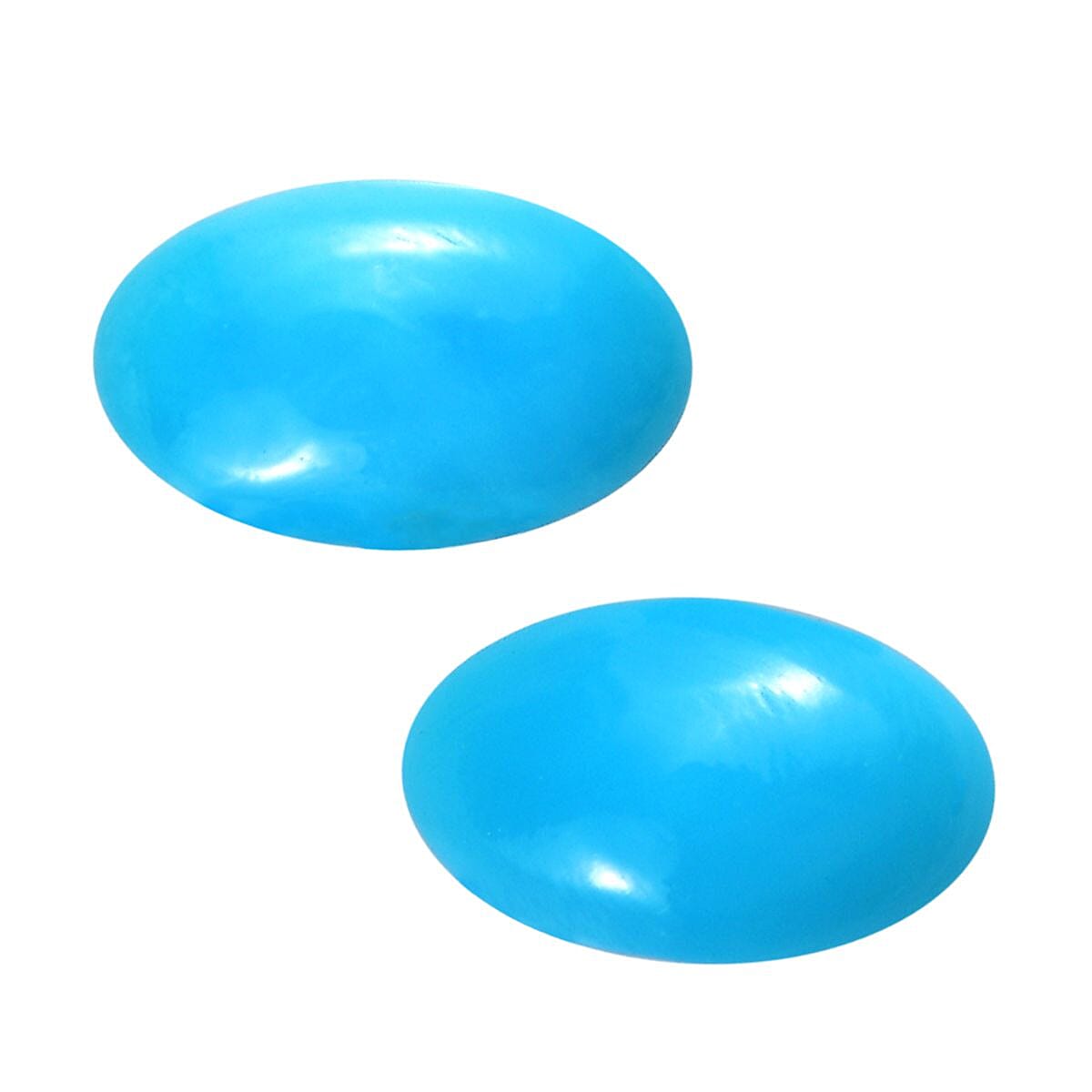 AAA Sleeping Beauty Turquoise Set of 2 (Oval 5x3 mm) 0.47 ctw