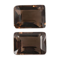 Brazilian Smoky Quartz Set of 2 (Oct 7x5 mm) 1.78 ctw - Sticky add to cart bar