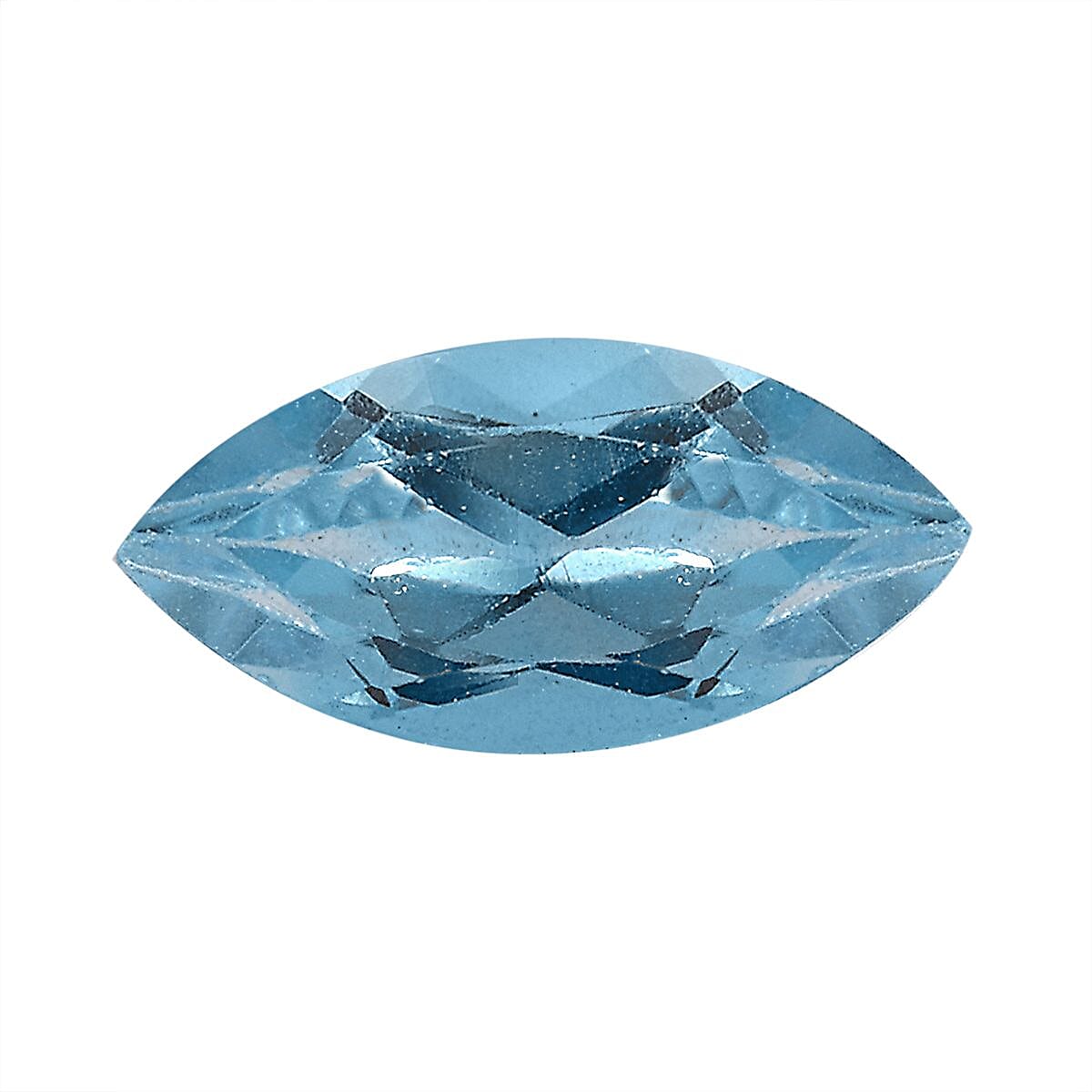 Swiss Blue Topaz (Mrq 8x4 mm) 0.65 ctw