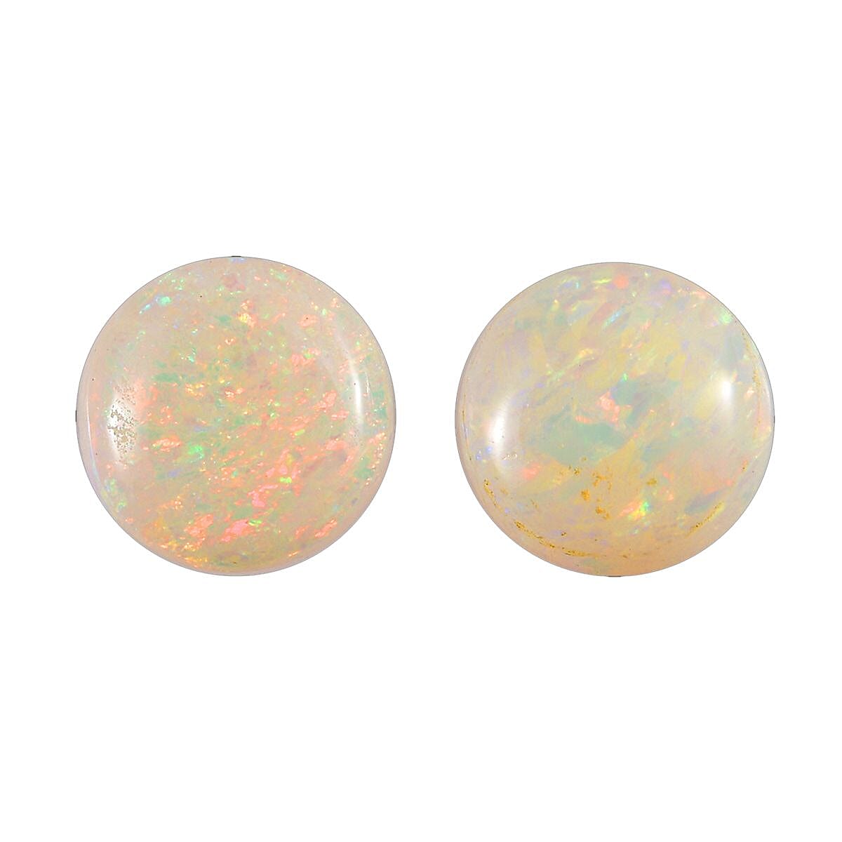 White Opal (Rnd 5 mm) 0.59 ctw