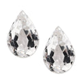 White Topaz Set of 2 (Pear 10x7 mm) 4.34 ctw - Sticky add to cart bar