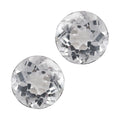 White Topaz Set of 2 (Rnd 6 mm) 1.68 ctw - Sticky add to cart bar