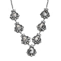 D'Joy Artisan Crafted White Buffalo 20.65 ctw Necklace in Sterling Silver 18 Inches - Sticky add to cart bar