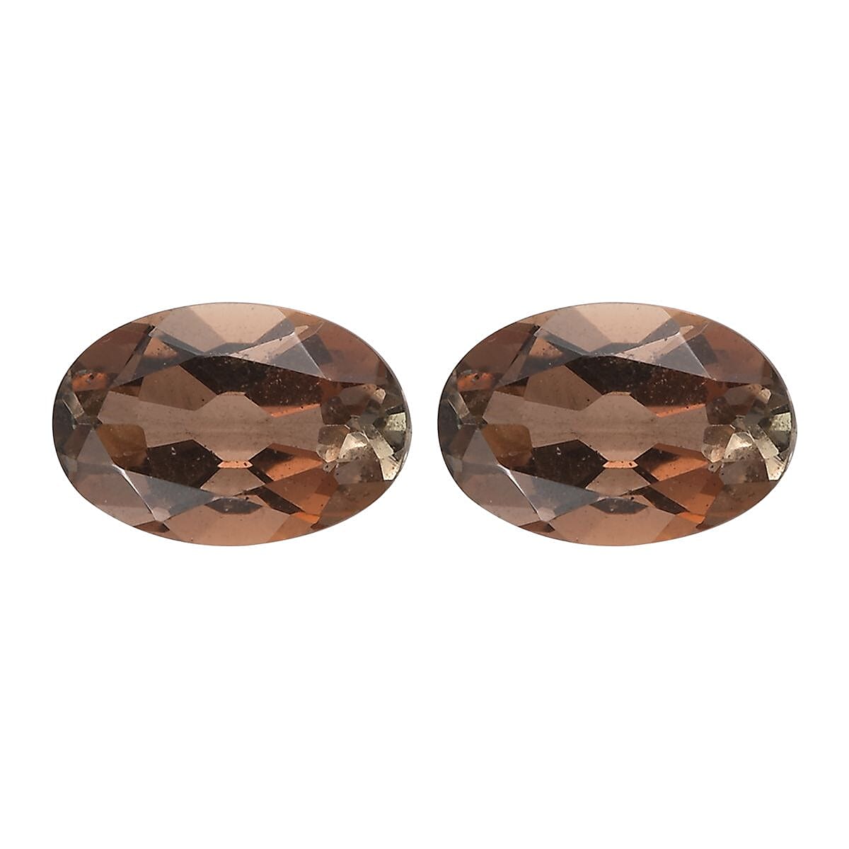 Jenipapo Andalusite Set of 2 (Ovl 6x4 mm) 0.88 ctw