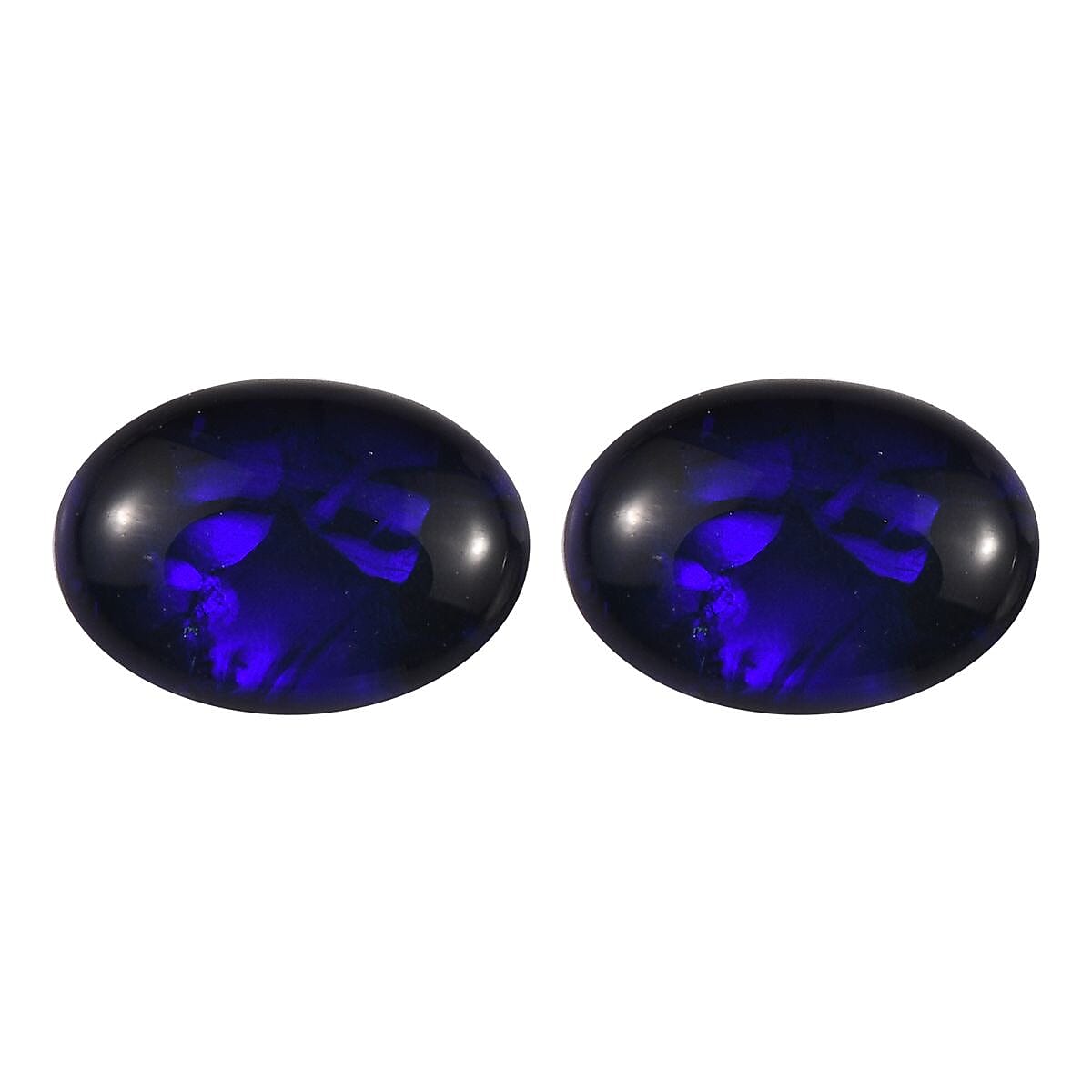 Boulder Opal Triplet Set of 2 (Ovl 7x5 mm) 1.07 ctw