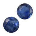 AA Kashmir Kyanite Set of 2 (Round 6 mm) 1.86 ctw - Sticky add to cart bar