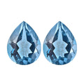 London Blue Topaz Set of 2 (Pear 5x4 mm) 0.66 ctw - Sticky add to cart bar