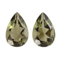 AA Bohemian Moldavite Set of 2 (Pear 6x4 mm) 0.63 ctw - Sticky add to cart bar