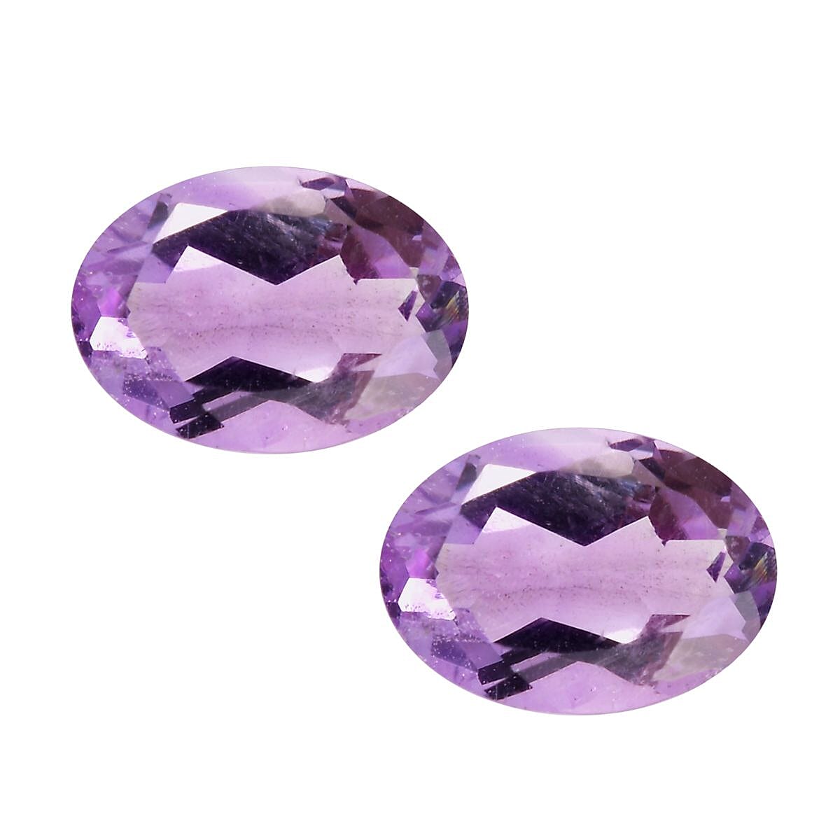 Moroccan Amethyst Set of 2 (Ovl 5x5 mm) 1.17 ctw