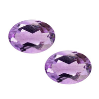 Moroccan Amethyst Set of 2 (Ovl 5x5 mm) 1.17 ctw
