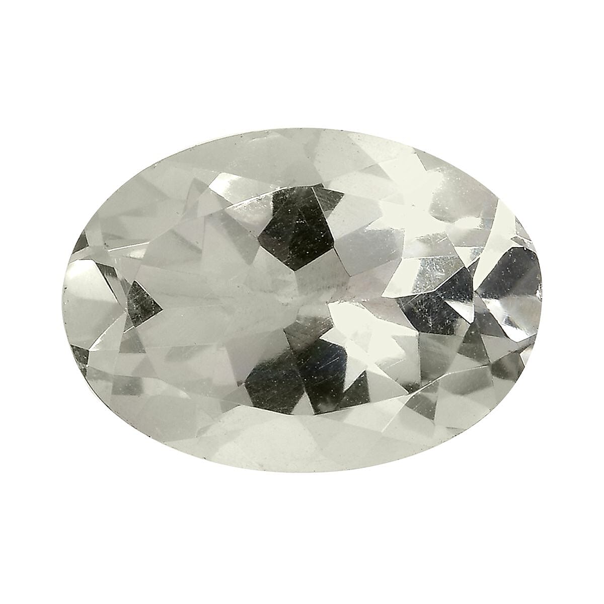 Montezuma Prasiolite (Oval 14x10 mm) 4.85 ctw