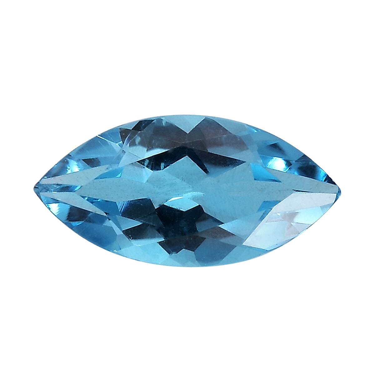 Swiss Blue Topaz (Mrq 10x5 mm) 0.94 ctw