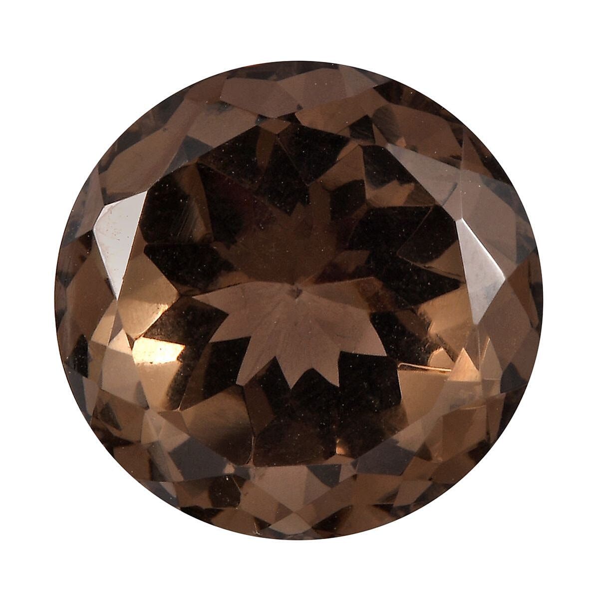 Brazilian Smoky Quartz (Rnd 15 mm) 10.76 ctw