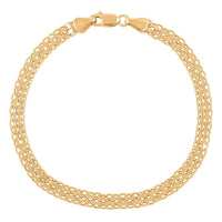 Italian Venetian Chain Bracelet in 10K Yellow Gold (7.50 In) 2.5 Grams