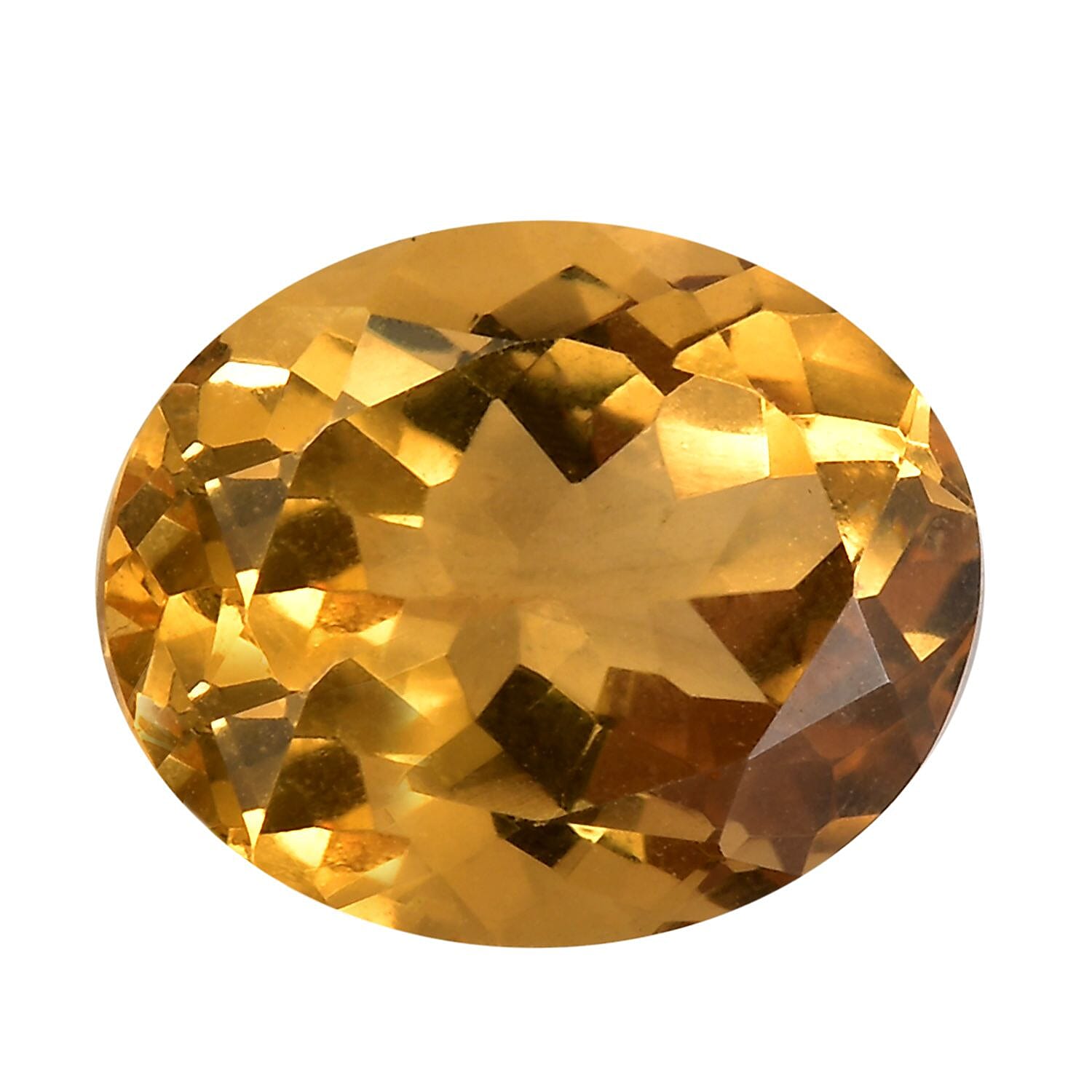 Premium Brazilian Citrine (Ovl 12x10 mm) 3.93 ctw