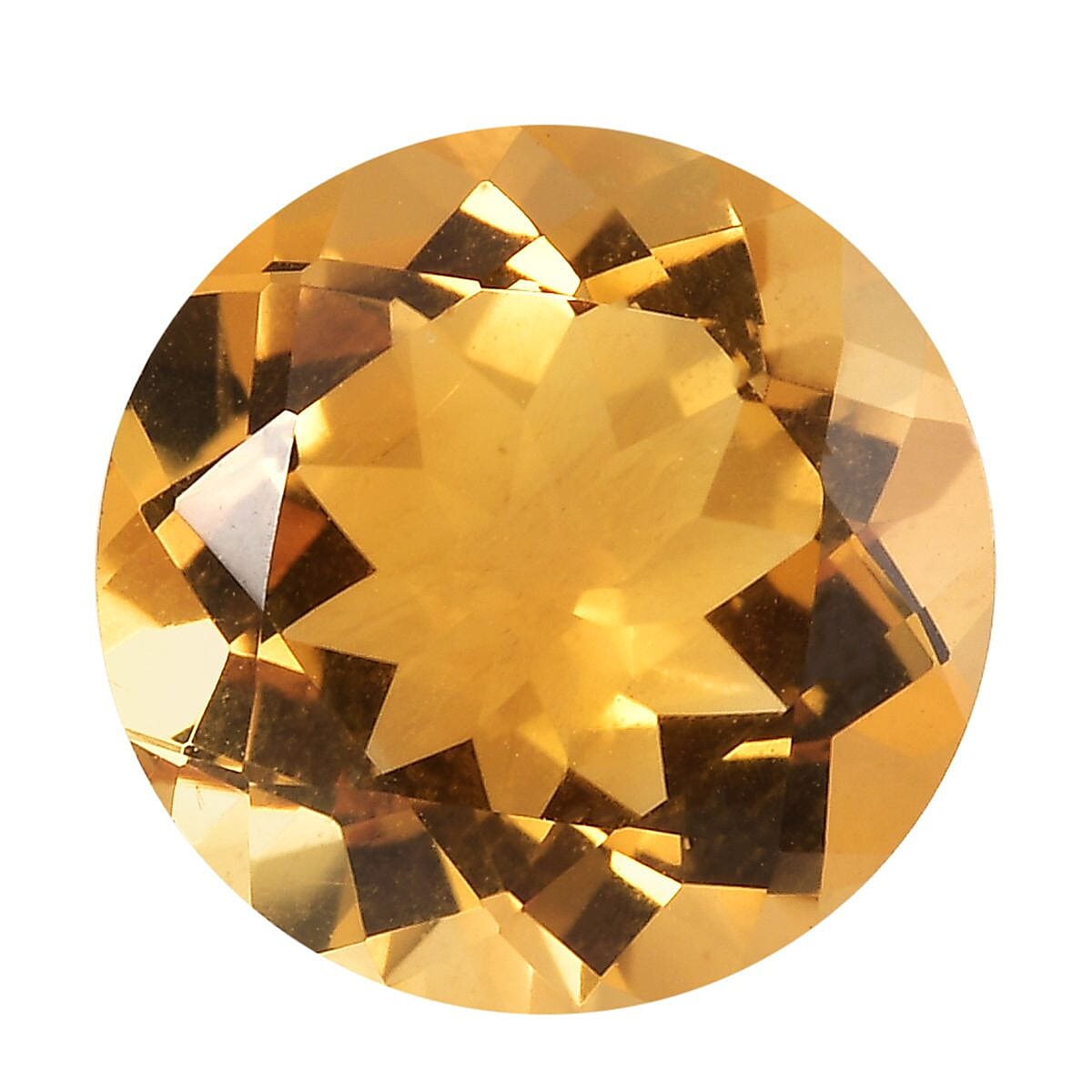 Premium Brazilian Citrine (Rnd 12 mm) 5.80 ctw