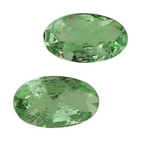 Tsavorite Garnet Set of 2 (Ovl 5x3 mm) 0.40 ctw